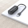 Vention Hub USB 2.0 VAS-J43-B050 con 4 Puertos, Cable de 50 cm, Conector Macho/Macho